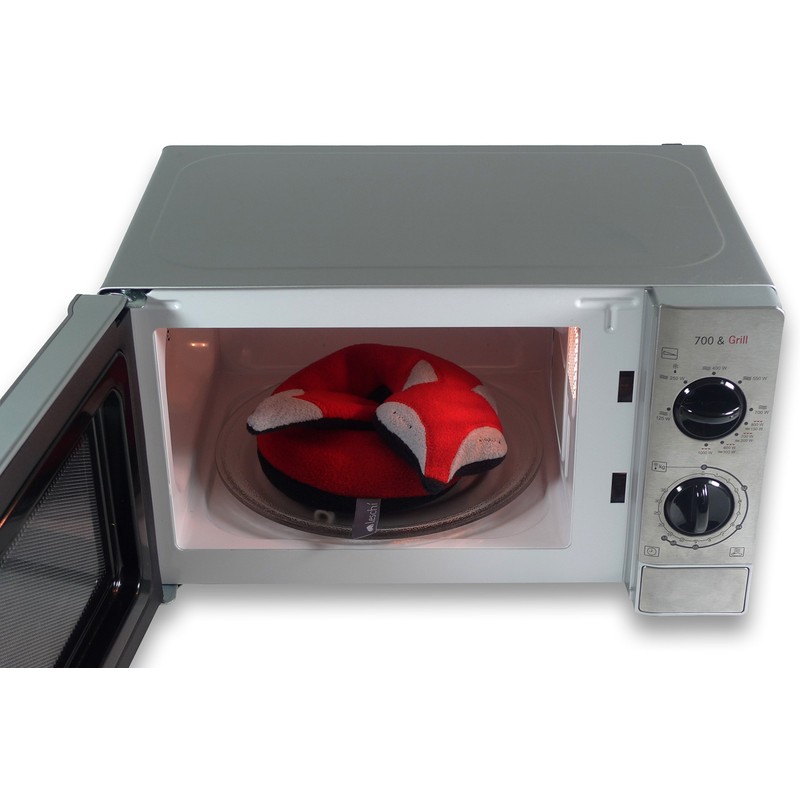 Leschi Wheat Bag microwavable, unscented/Heat Pack for Neck and Shoulders/Animal: