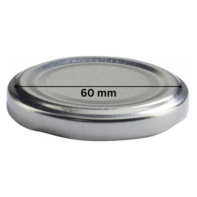 mikken 20 Lids, 58/6 cm for Jam Jars, Twist-Off Replacement
