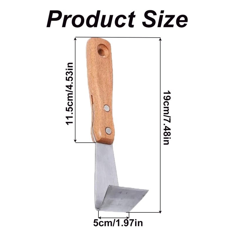 Supertool 2-Pack Tree Bark Removal Tool, 19cm Bark Spud Debarking