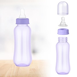 Norme Baby Shower Bottles 9.5 oz Plastic Baby Bottles Chug Sign Shower Game Party Favors Baby Bottles Bulk for Baby Shower Decorations Gender Reveal Gifts(Many Color, 24 Pcs)