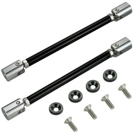 STETION Universal Splitter Strut Rods 9.44''-11'' Length Front Bumper Lip Support Strut Rod Tie Bars Fit Most Vehicles (9.44'' - 11'' Length)