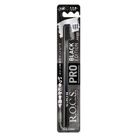 R.O.C.S. Rocks PRO Black Edition Toothbrush, Regular (Color Available)