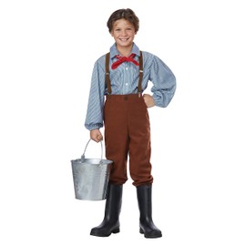 Boy's Pioneer Boy Costume Large