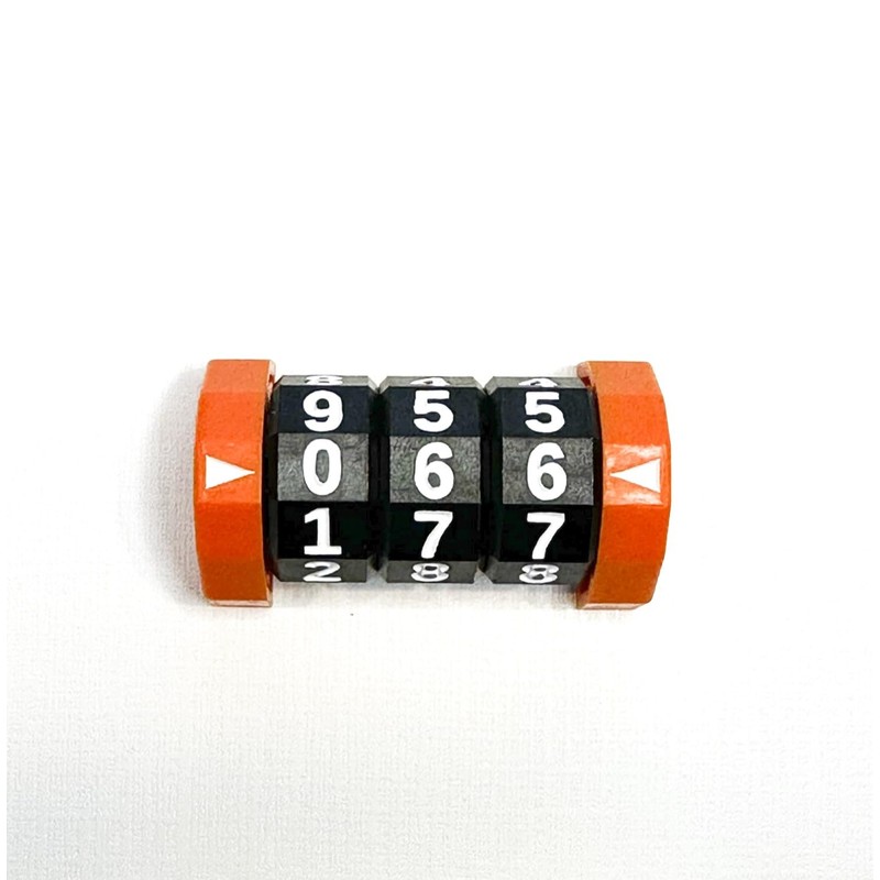 Life Counter/Wound Counter - Number dial - Three Dial Orange