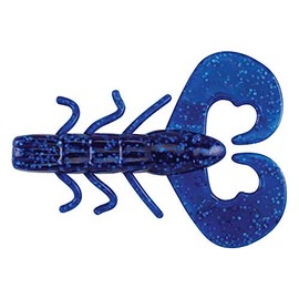 Berkley Berkley PowerBait Chigger Bug Rubber Bait, 7.6 cm Length, Sapphire Blue, 1483914, Pack of 10