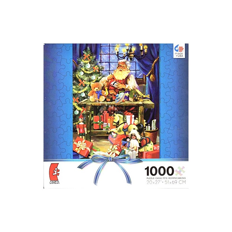 Santa's Workshop 1000 Piece Puzzle