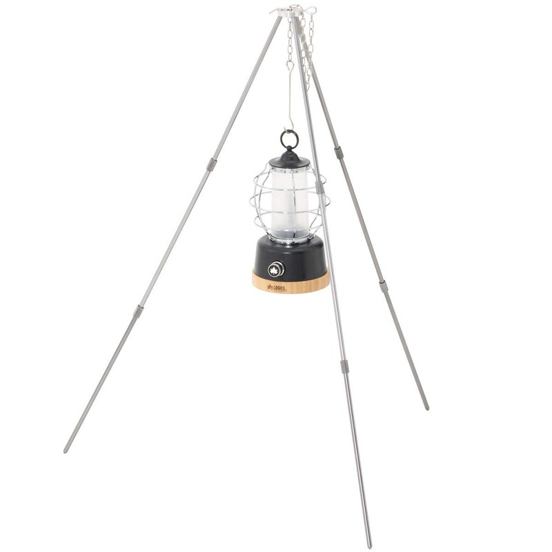 Logos 81063125 Mini Tripod, Wide, Silver, Approx. Width 23.6 x