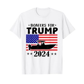 Boaters For Trump 2024 Vintage Pro Trump 2024 Election T-Shirt