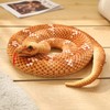 YUZHINUO Simulated Python Snake Plush Toy Giant Piebald Python Long
