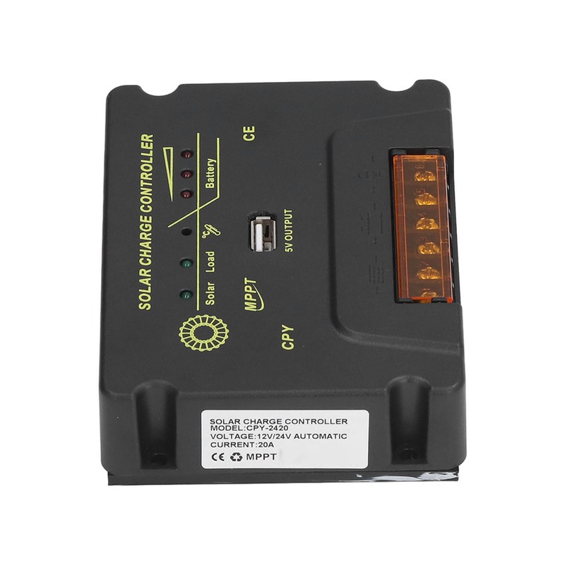 Solar Charge Controller MPPT Photovoltaic Power Generation 12V 24V 20A