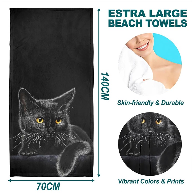Zomer Microfibre Bath Towel 70 x 140 cm Beach Towels