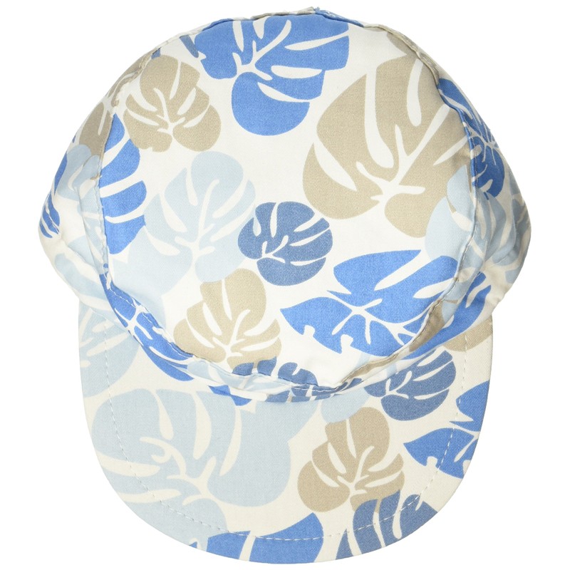 Melton Baby Boys Peaked Cap Summer UV30+ Cap, Multicoloured (Corydalis