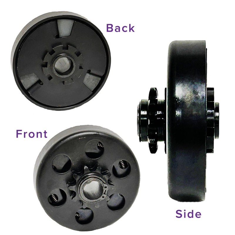 AlveyTech Clutch Assembly with 3/4" Shaft & 10 Tooth #420