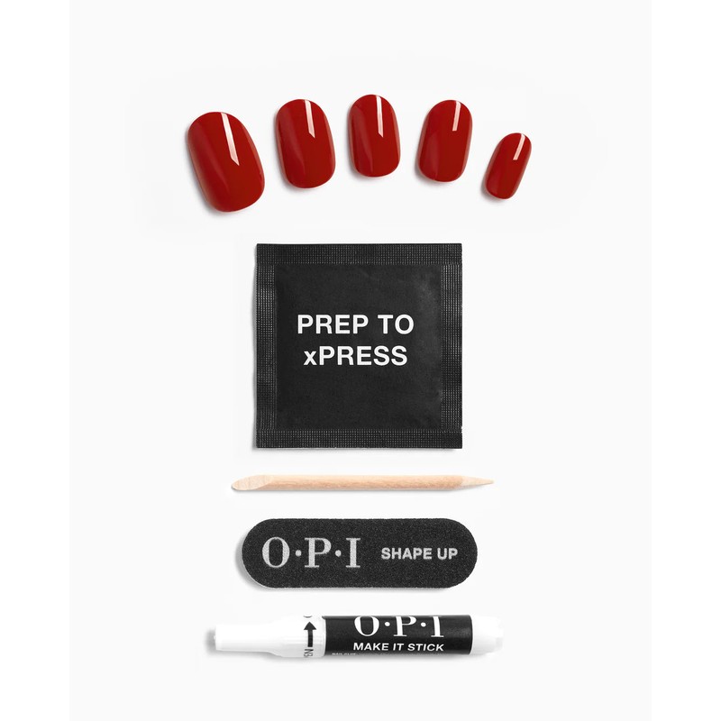OPI xPRESS/ON Big Apple Red