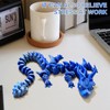 TEAONE 3D Printed Dragon, Articulated Dragon Fidget Toy for Home,