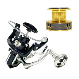 Orurudo Fishing Tackle Spinning Reel "Super Gorirudo" Compatible with No. 3000-5000 Reel Body & Spool No. 3000/4000/5000 for Sea Bass, Sea Bream, Yellowtail, Taman, Garla, Bluefish, Black Seabream
