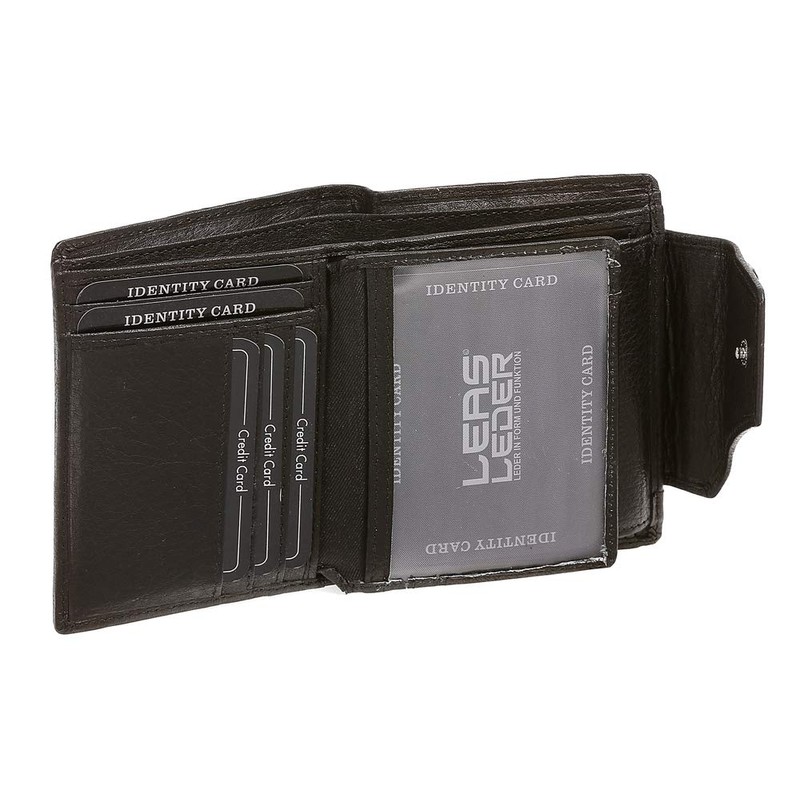 LEAS Men's Extra Compact Wallet with RFID Protection, Men's Wallet
