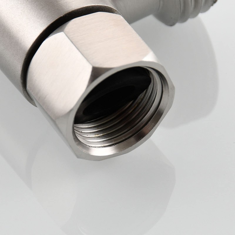 Bidet T Adapter, Biveah Stainless Steel Angle Stop Add-A-Tee Valve