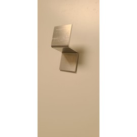 Z mounting Bracket 1x1x1x0.063 in Thick 5052-H32 Aluminum Without Fastener Bolt Screw Holes