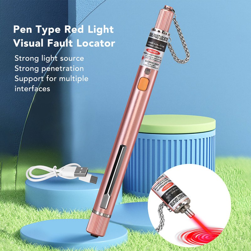 10KM Pen Type Visual Fault Locator Non Contact Connection VFL