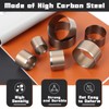 ZAPSIFOU 9 Pieces Leather Circle Cutter Tool Set, Hole Punch