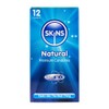 Skins Natural Premium Kondome, Ultra-Clear, 12er Pack