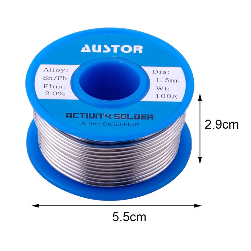 AUSTOR 63-37 Tin Lead Rosin Core Solder Wire for Electrical