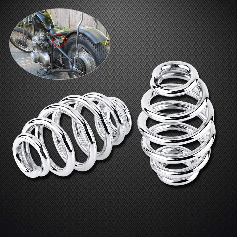 2 x Saddle Springs Mounting Solo Seat Steel 3 Inch