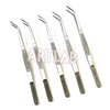 ArtLab-New Dental College Cotton Plier Tweezer Dressing plier angled 6"