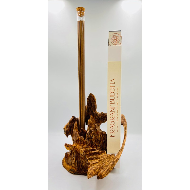 Fragrant Buddha Premium Hoi-An Agarwood Incense Sticks (Long 10g) Handmade