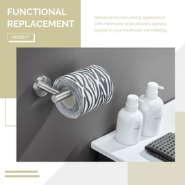 Toilet Paper Holder Brushed Nickel, Angle Simple SUS304 Stainless Steel Bathroom Toilet Paper Roll Holder Wall Mount