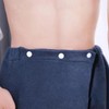 Holajoy Men's Fall Towel Wrap Fleece Bath Towel Elastic Waistband