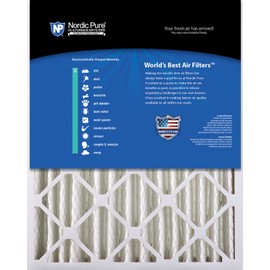 Nordic Pure 12x24x4 (3 5/8) Pleated MERV 14 Air Filter 1 Pack