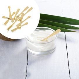 FOMIYES Facial Mask Spoon Abs Cosmetic Scoop for Even Application of Creams Serums and Lotions Skin Care Tool 2.4 Inch Mini Makeup Spatula for Home and Travel Use