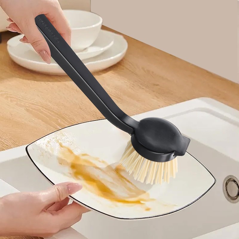 Ziyonix Washing Up Brush Black – High-Quality Dish Brush Set,