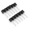 12Pcs Iron Polishing Sanding Drum Holder Rubber Mandrel Standing Sleeve
