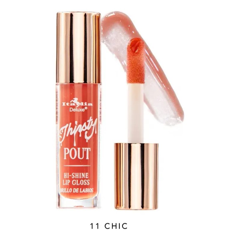 Set Gloss Labiales Thirsty Pout Hi Shine Italia Deluxe 4