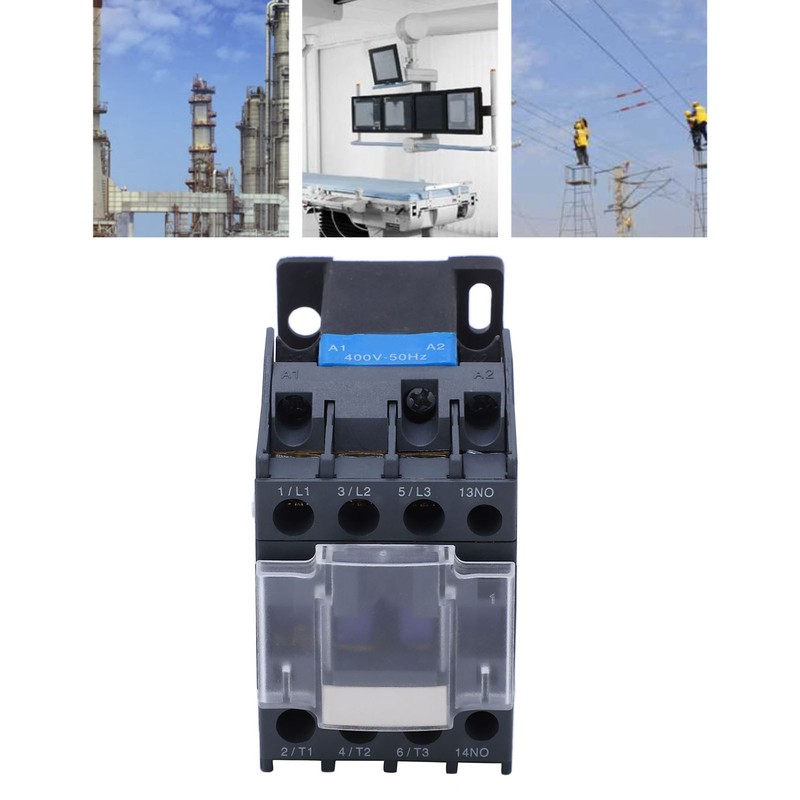 Permanent Magnet Anti Shake Electric Contactor 3 Normally Open AC
