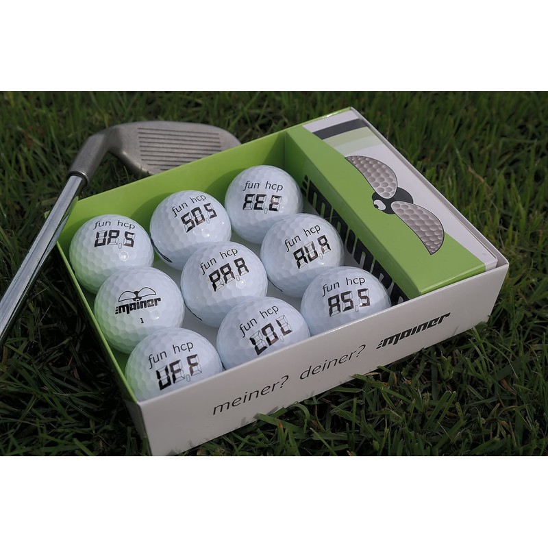 Emainer Golf Ball, 12 Soft Golf Balls with Maximum Range,