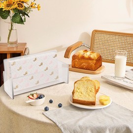 Winmien Acrylic Napkin Holder for Table, Updated Guest Towel Napkin Dispenser, Napkin Stand for Upright Paper Towel, Ideal for Kitchen and Bathroom Decor Accessories (9.5 inch, Clear)