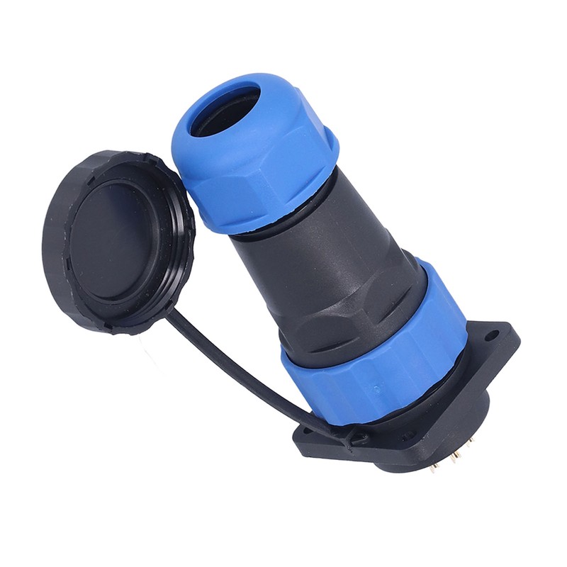 IP68 Waterproof Power Connector Male Female Square 4 Hole Aviation