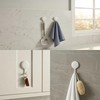 So Nice No-Drill Adhesive Hooks 4 Pack – White Self-Adhesive