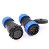 ZBLZGP SD28 9 Pin Bulkhead Connector Male Female Docking 10A