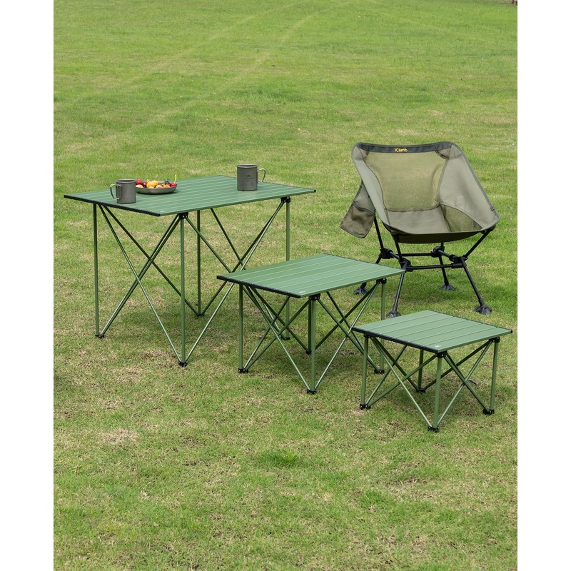 iClimb Ultralight Compact Camping Folding Table with Carry Bag (Reinforced