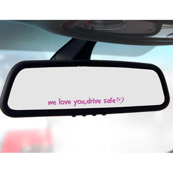 Set of 2 "We Love You, Drive Safe" Multi-Surface Decals