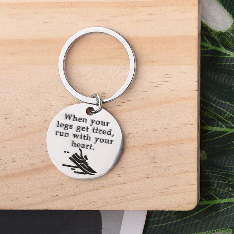 Trainer Runner Christmas Inspirational Gifts for Best Friend Runner Keychain