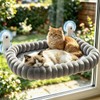 IPOW Cat Window Perch Cordless Foldable Cat Hammock Bed for