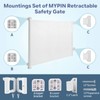 Wjelet Retractable Baby Gate Replacement Parts Kit, Pet Gate Full