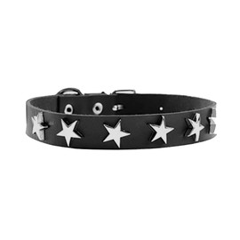 JJDreams Choker Collar Gothic Star Butterfly Choker PU Leather Emo Jewelry for Women，Black Star