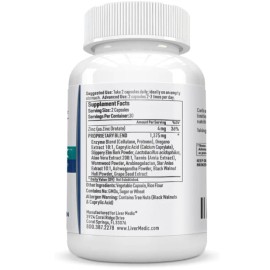 LIVER MEDIC Candida Complex Oregano Oil - 120 Vegetarian